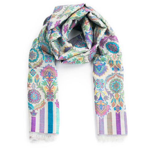 Artisanal Cashmere Scarf - Gartika
