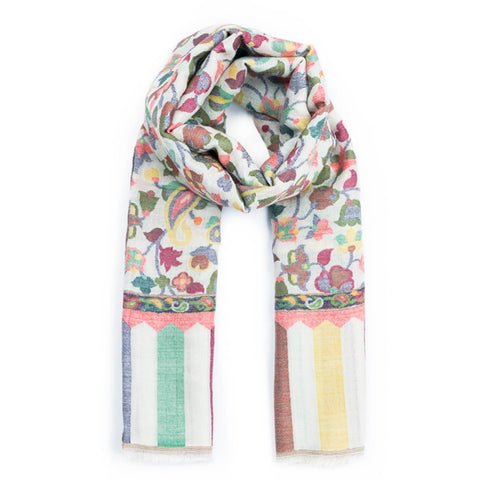Artisanal Cashmere Scarf - Gartika