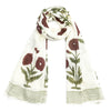 Block Printed Cashmere Scarf - Gartika