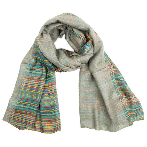 Artisanal Cashmere Scarf - Gartika