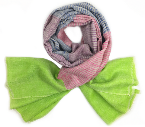 Handwoven Cashmere Scarf - Gartika