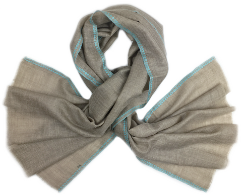 Handwoven Cashmere Scarf - Gartika