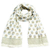 Block Printed Cashmere Scarf - Gartika